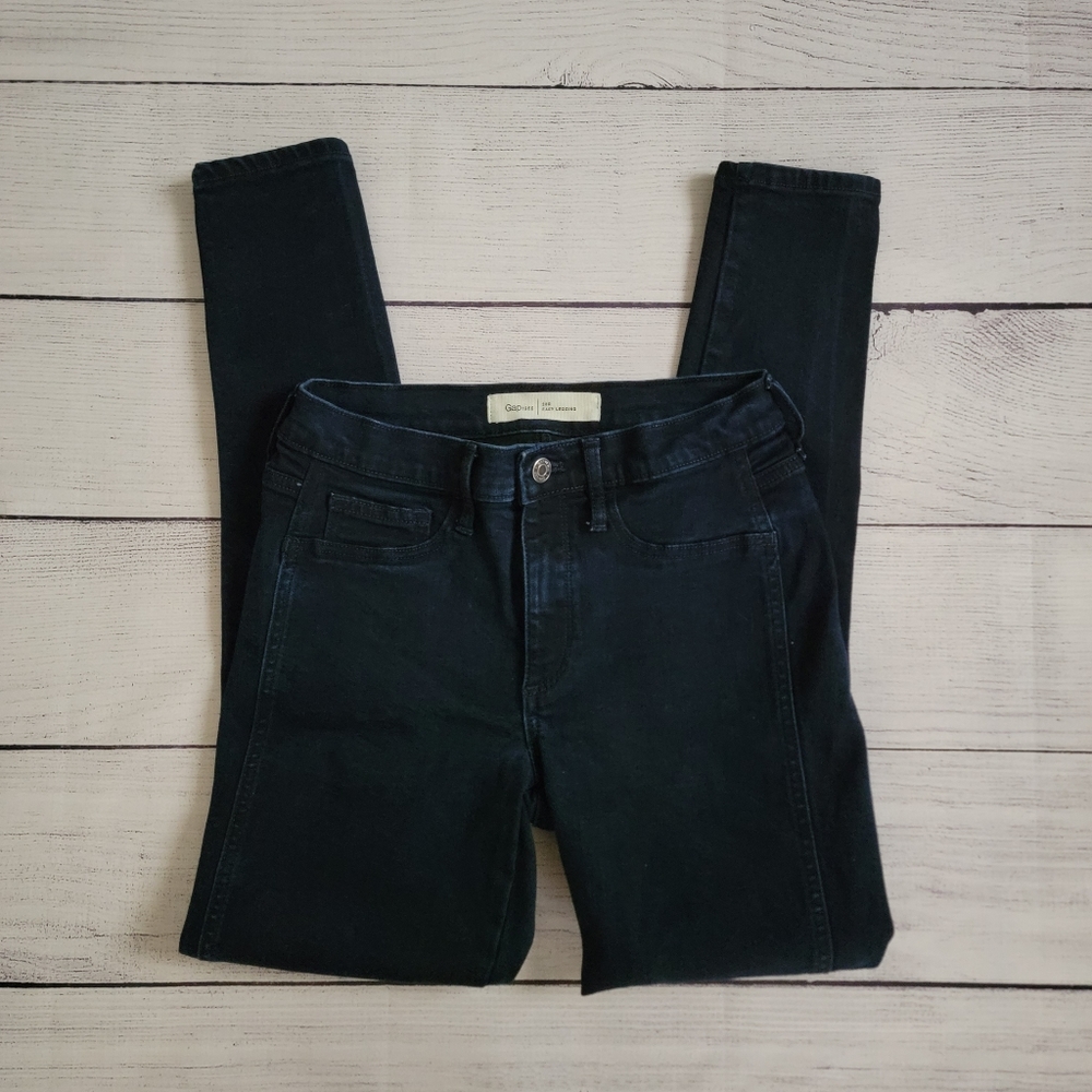 Gap 1969 Easy Legging Dark Rinse Size 28R / 6